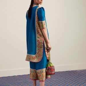 Hussain Rehar PayDay Serie - Blue and Multicolor Traditional Dress